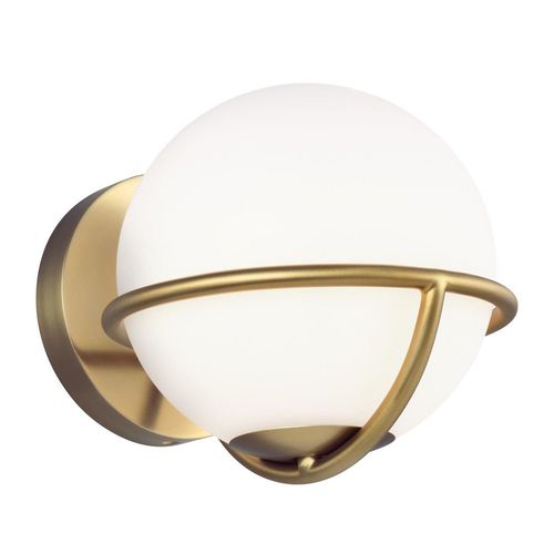 Visual Comfort Studio Collection ED Ellen-DeGeneres Apollo Brass Sconce by Visual Comfort Studio EW1031BBS