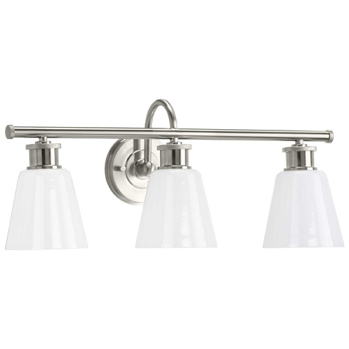 Progress Lighting Progress Lighting Ashford Brushed Nickel Bathroom Light P300316-009