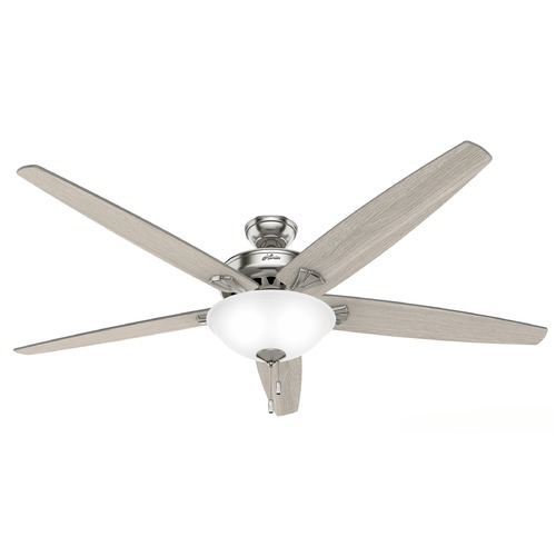 Hunter Fan Company Stockbridge Brushed Nickel LED Ceiling Fan by Hunter Fan Company 51122