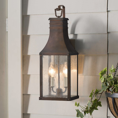 Beacon Hill 23-Inch Blackened Copper Outdoor Wall Light by Hinkley Lighting