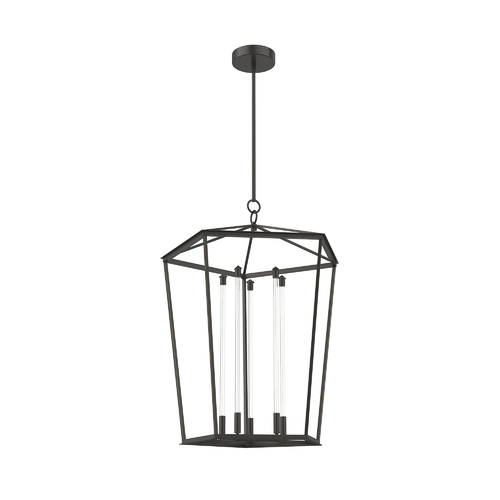 Alora Lighting Alora Lighting Delphine Urban Bronze LED Pendant Light with Cylindrical Shade PD317129UB