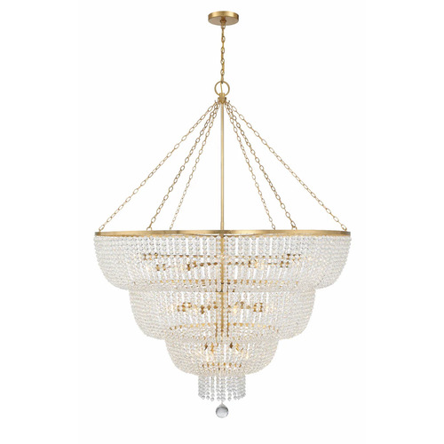 Crystorama Lighting Rylee 60-Inch Wide Chandelier in Gold by Crystorama Lighting 618-GA