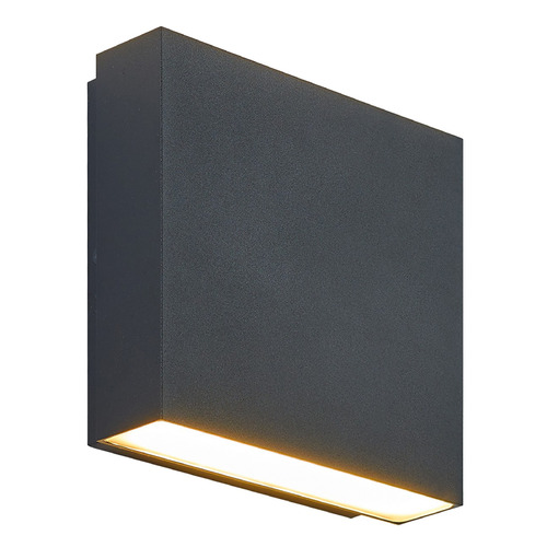 Matteo Lighting Weston Matte Black LED Outdoor Wall Light