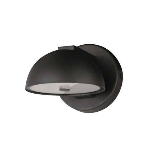 ET2 Lighting Cauldron Black LED Outdoor Wall Light by ET2 Lighting E30242-BK