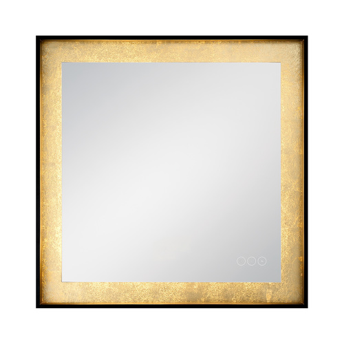 Eurofase Lighting Anya 32x32-Inch 3CCT LED Mirror in Black & Gold by Eurofase Lighting 48085-014