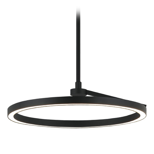 Matteo Lighting the Trundle Matte Black LED Pendant Light
