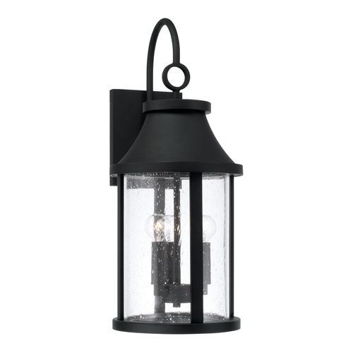 Capital Lighting Bridger Black Outdoor Wall Light