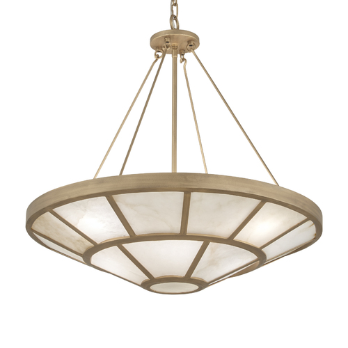Istria 8-Light Pendant in Ashen Gold by Metropolitan Lighting