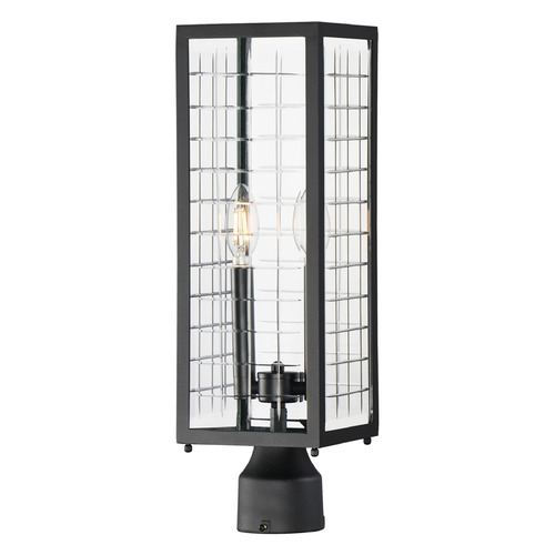 Maxim Lighting Magnus Black Post Light