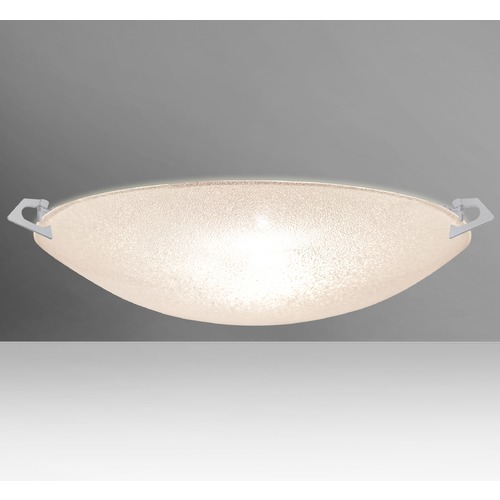 Besa Lighting Besa Lighting Sonya Satin Nickel Flushmount Light 8418GL-SN