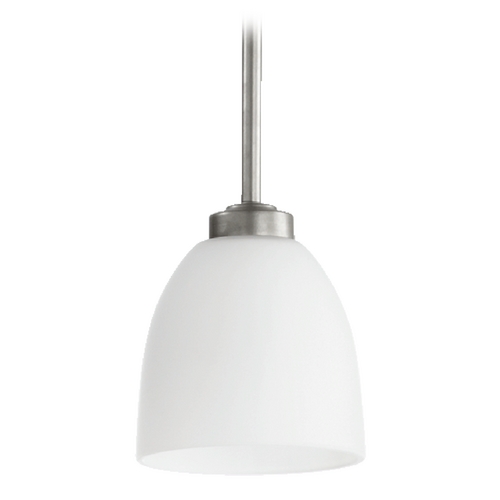 Quorum Lighting Reyes Classic Nickel Mini Pendant by Quorum Lighting 3060-64