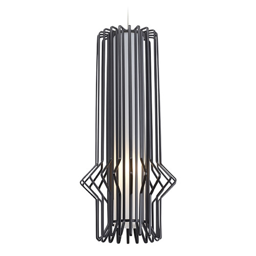 Visual Comfort Modern Collection Syrma LED Mini Pendant in Matte Black by Visual Comfort Modern 700MPSYRBS-LEDS930
