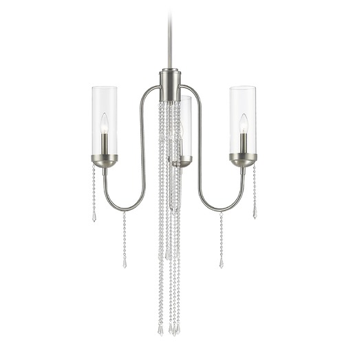 Siena Brushed Nickel Chandelier by Z-Lite
