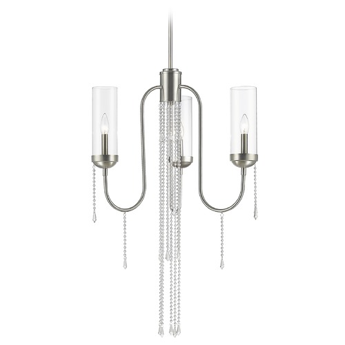 Z-Lite Siena Brushed Nickel Mini-Chandelier by Z-Lite 433-3BN