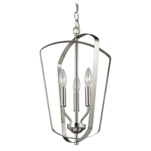 Generation Lighting Romee Brushed Nickel Pendant by Generation Lighting 5134903-962