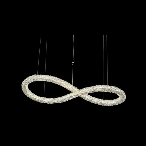 Lina 48-Inch Infinity LED Linear Light in Chrome by Allegri Crystal