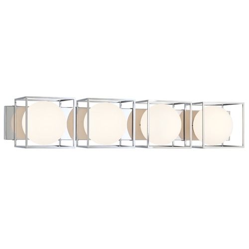 Matteo Lighting Squircle Chrome Bathroom Light by Matteo Lighting S03804CH