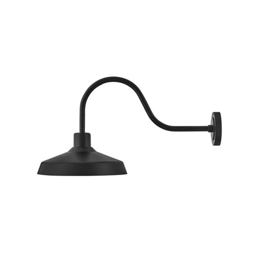 Forge Medium Outdoor Wall Light in Black by Hinkley Lighting