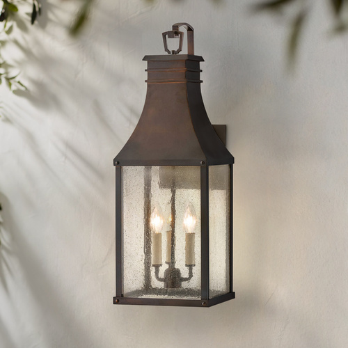 Beacon Hill 26.25-Inch Blackened Copper Outdoor Wall Light by Hinkley Lighting