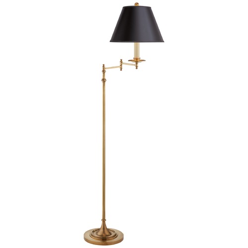 Visual Comfort Signature Collection E.F. Chapman Dorchester Swing Lamp in Antique Brass by Visual Comfort Signature CHA9121ABB