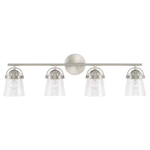 HomePlace by Capital Lighting Madison 32.5-Inch Vanity Light in Brushed Nickel by HomePlace Lighting 147041BN-534