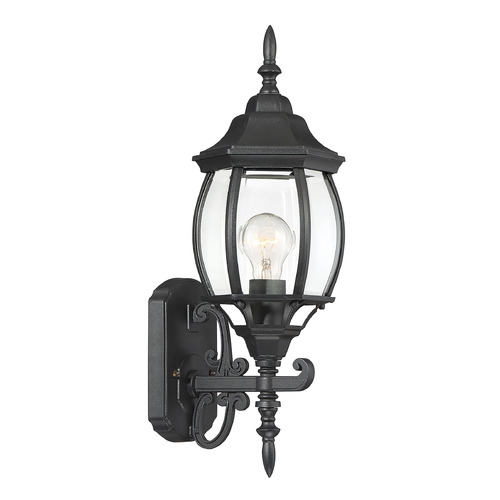 Meridian 18-Inch Outdoor Wall Light in Black by Meridian M50054BK