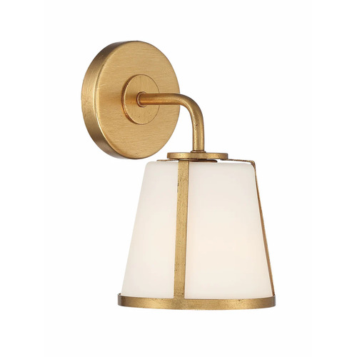 Fulton Wall Sconce in Antique Gold by Crystorama Lighting