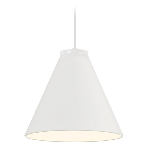 Vantage Pendants White Mini Pendant by Minka Lavery