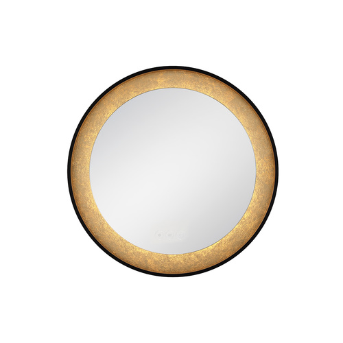 Eurofase Lighting Anya 30-Inch 3CCT LED Mirror in Black & Gold by Eurofase Lighting 48086-011