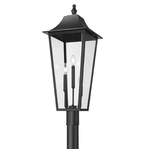 Z-Lite Gannon Black Post Light