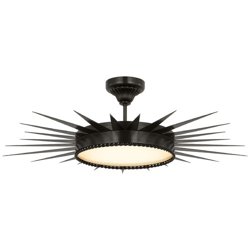 Studio Bronze White Glass Large Pendant Light