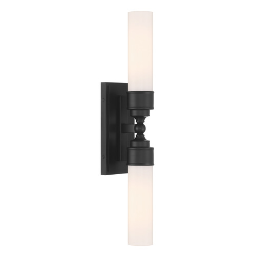 Crystorama Lighting Wilcox Matte Black LED Sconce