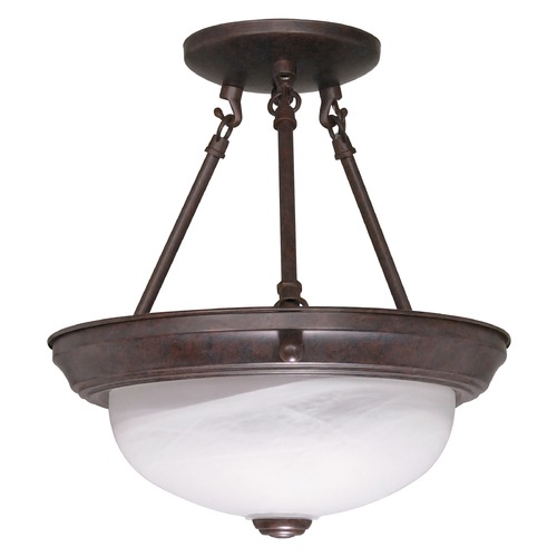 Nuvo Lighting 11-Inch Semi-Flush Mount Old Bronze by Nuvo Lighting 60/208