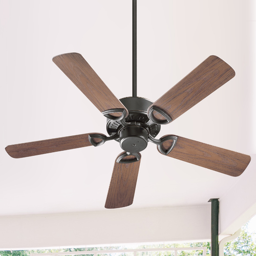 Estate Patio Old World Ceiling Fan Without Light by Quorum Lighting