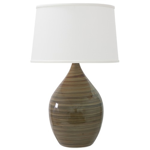 Scatchard Stoneware Tigers Eye Table Lamp by House of Troy Lighting