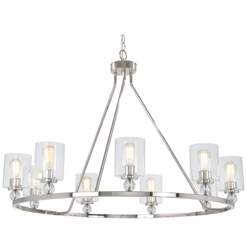 Minka Lavery Studio 5 Polished Nickel Chandelier by Minka Lavery 3087-613