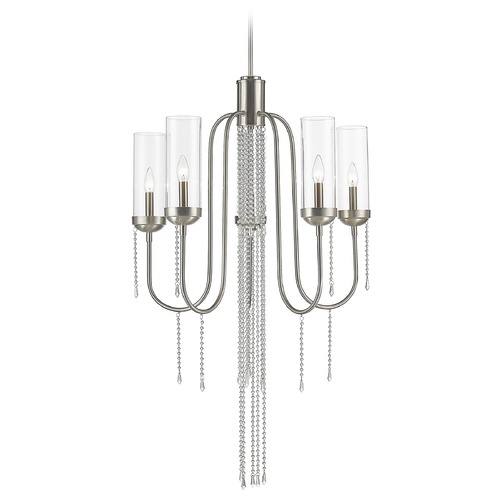 Siena Brushed Nickel Chandelier by Z-Lite