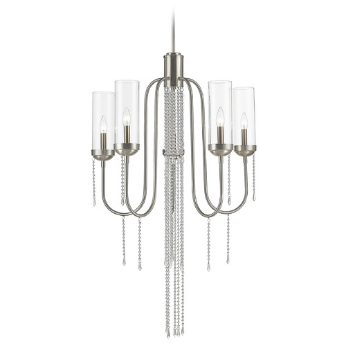 Z-Lite Siena Brushed Nickel Chandelier by Z-Lite 433-5BN