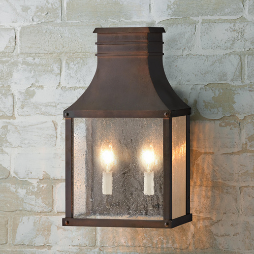 Beacon Hill 17.25-Inch Blackened Copper Outdoor Wall Light by Hinkley Lighting
