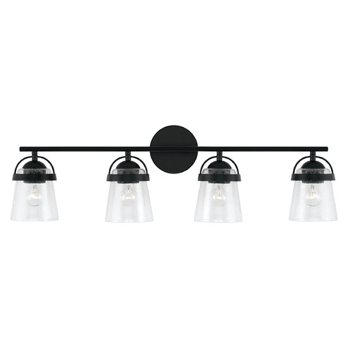 HomePlace by Capital Lighting Madison 32.5-Inch Vanity Light in Matte Black by HomePlace Lighting 147041MB-534