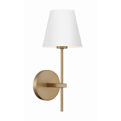 Xavier Wall Sconce in Vibrant Gold by Crystorama Lighting