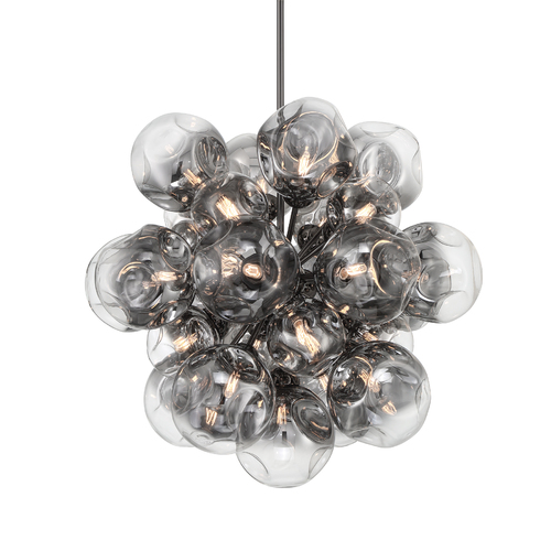 Neveh 25-Light Pendant in Gun Metal by Metropolitan Lighting