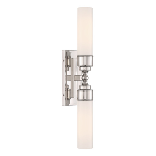 Crystorama Lighting Wilcox Polished Nickel LED Sconce