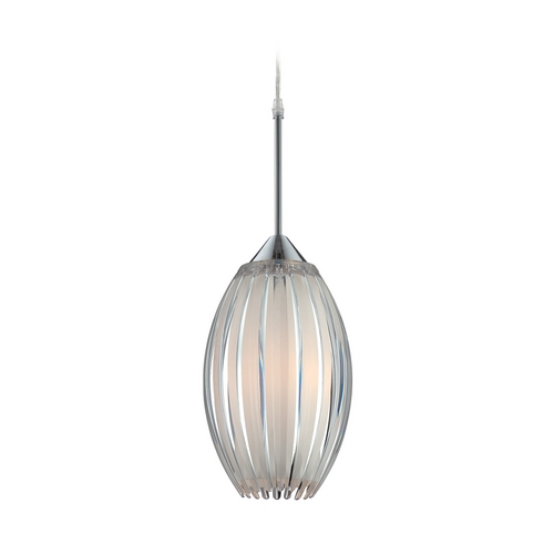 Lotuz Chrome Mini Pendant by Lite Source Lighting