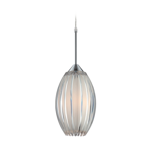 Lite Source Lighting Lotuz Chrome Mini Pendant by Lite Source Lighting LS-19160