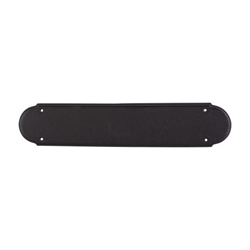 Top Knobs Hardware Push Plate in Patina Black Finish M895