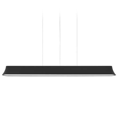 Zhane 49-Inch 277V Black Rubberized LED Linear Light  by Visual Comfort Modern