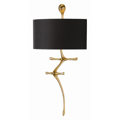 Gilbert 27-Inch Organic Sconce in Gold Leaf by Arteriors Home