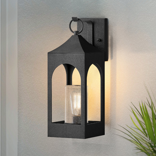 Amina 17-Inch Distressed Zinc Outdoor Wall Light by Hinkley Lighting