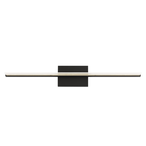 Visual Comfort Modern Collection Sean Lavin Span 36-Inch 277V LED Bath Light in Black by Visual Comfort Modern 700BCSPANB3B-LED930-277